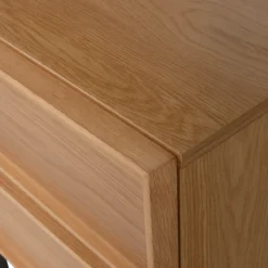 Tours ladekast/nachtkastje 2 lades melamine/mdf naturel