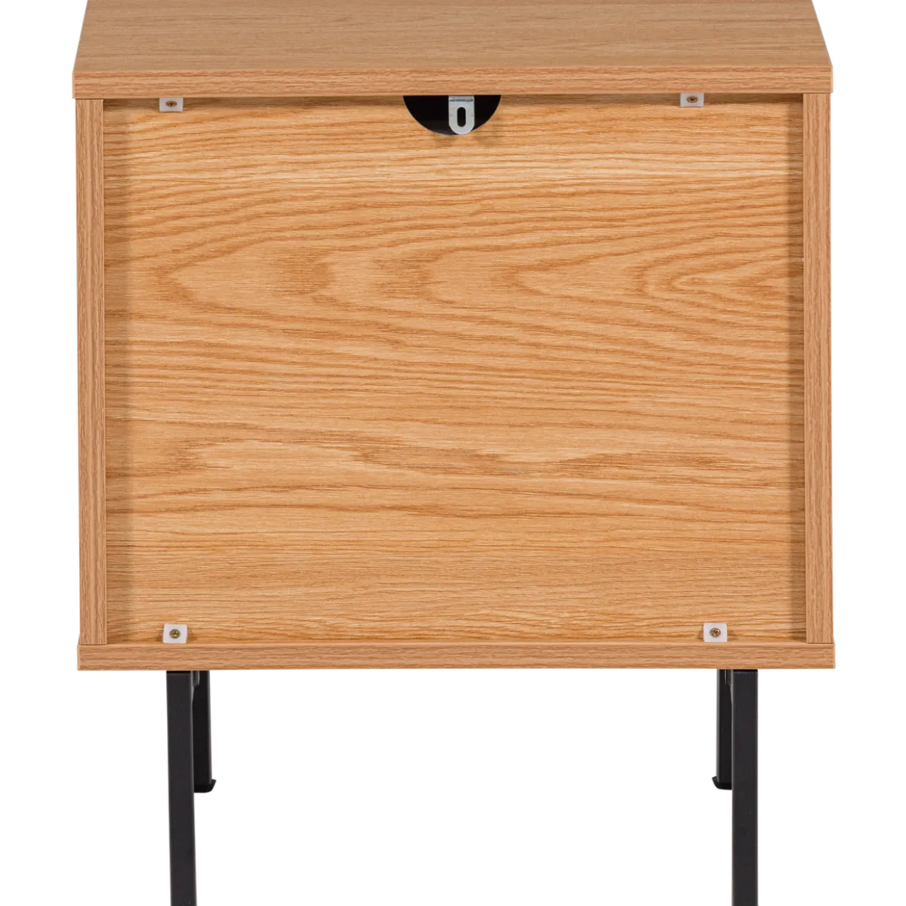 Tours ladekast/nachtkastje 2 lades melamine/mdf naturel