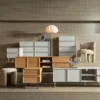 Tours ladekast/nachtkastje 2 lades melamine/mdf zand