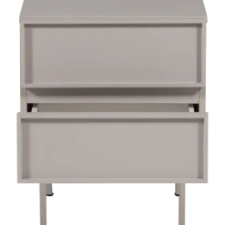 Tours ladekast/nachtkastje 2 lades melamine/mdf zand