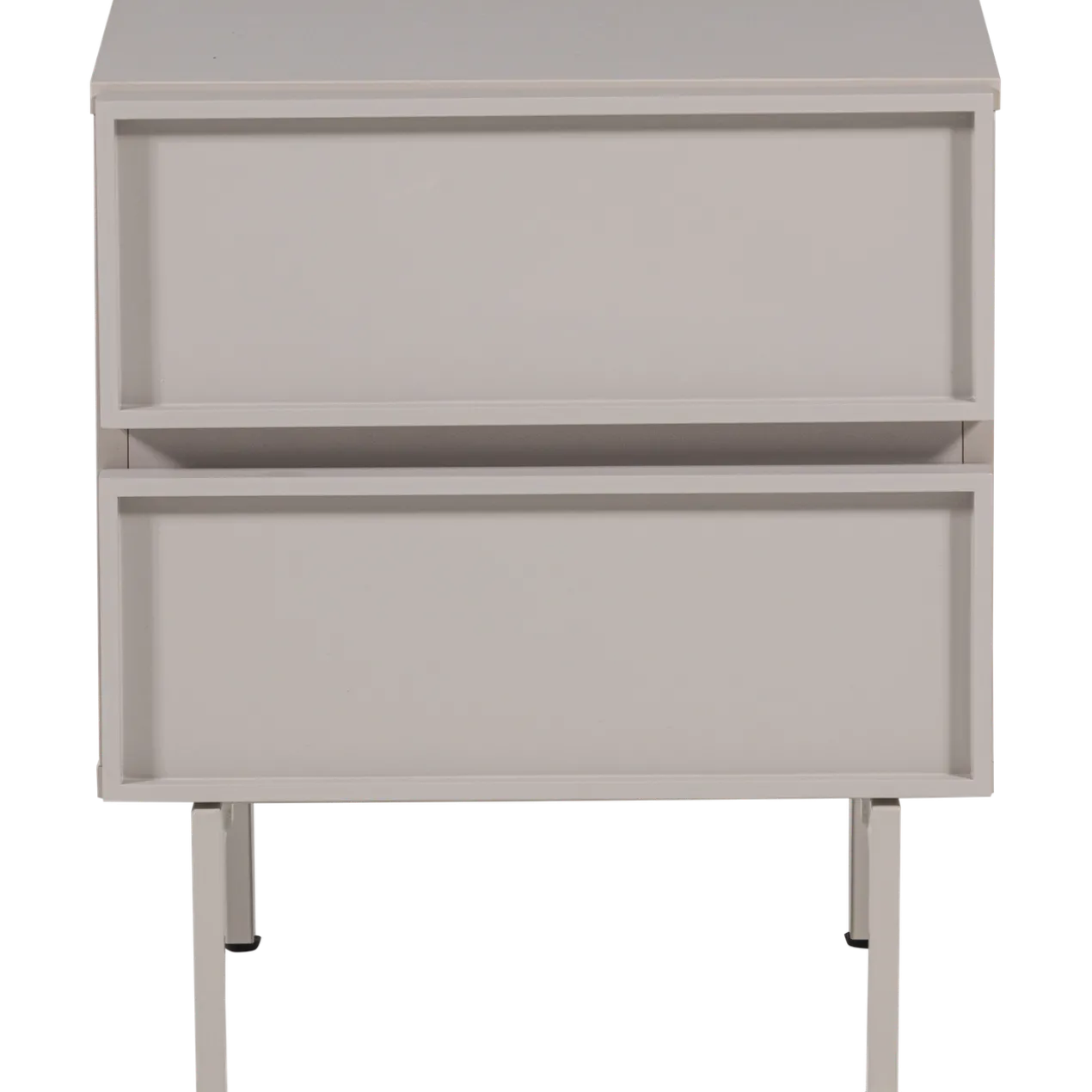 Tours ladekast/nachtkastje 2 lades melamine/mdf zand