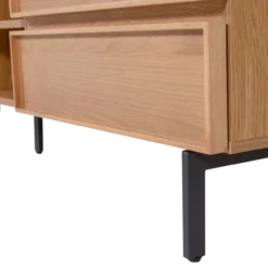 Tours tv meubel 180 cm melamine/mdf naturel
