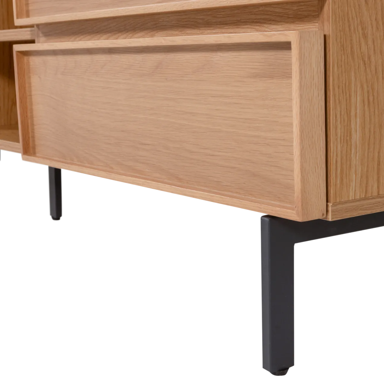 Tours tv meubel 180 cm melamine/mdf naturel