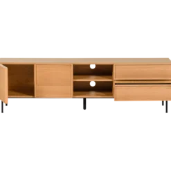 Tours tv meubel 180 cm melamine/mdf naturel