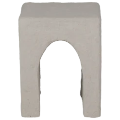 Tovi bijzettafel papier mache grijs