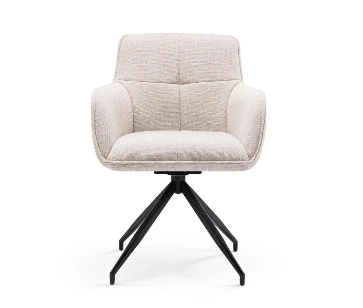 Tracy 1 draaistoel stof beige