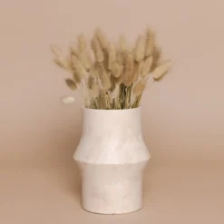 Travertine design vaas