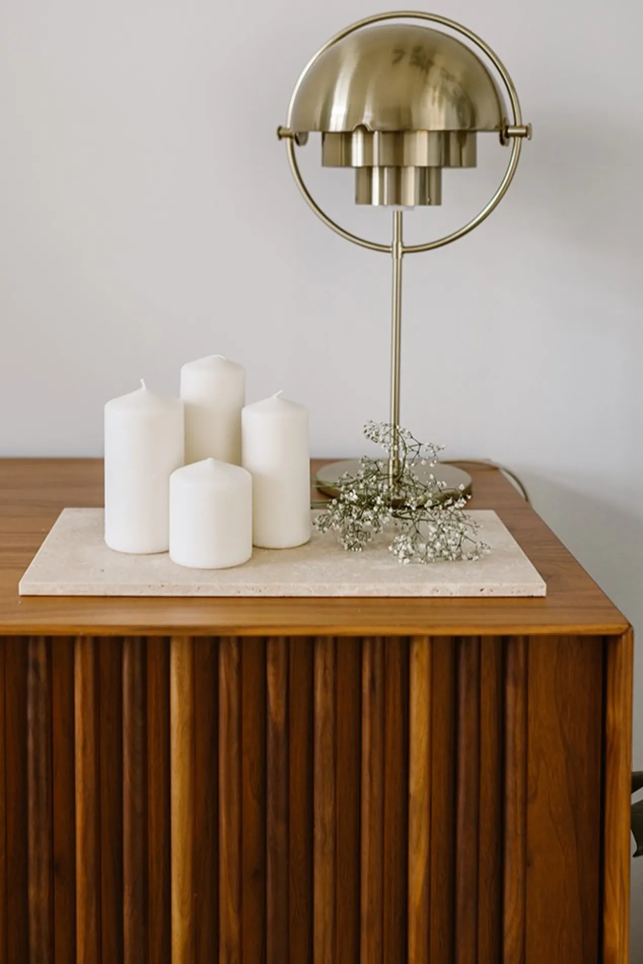 Travertine dienblad L 20x40cm