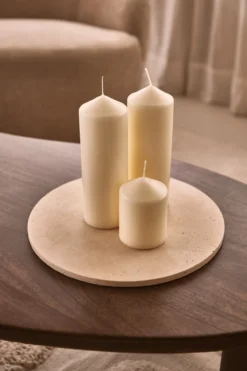 Travertine dienblad rond Ø30cm
