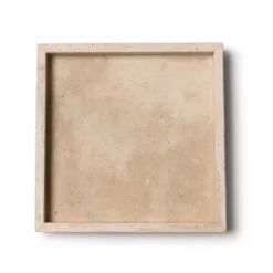 Travertine dienblad 30x30cm