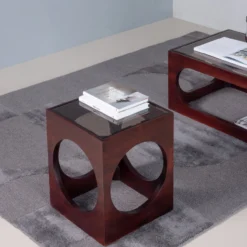 Trax bijzettafel acaciahout bruin