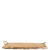 Tray teak with handles