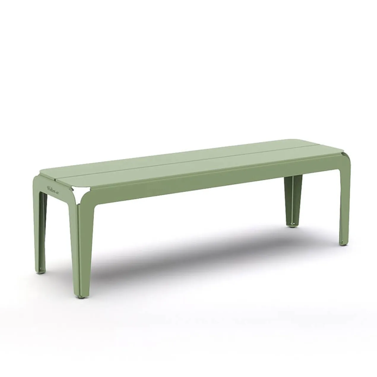 Tuinbank Bended Bench 140 pale green