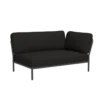 Tuinbank Level right corner charcoal