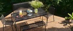 Tuinbank Palissade Bench 120 cm anthracite