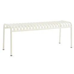 Tuinbank Palissade bench 120 cm cream white