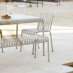 Tuinbank Palissade bench 120 cm sky grey