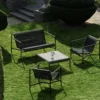Tuinbank Palissade Cord Lounge anthracite