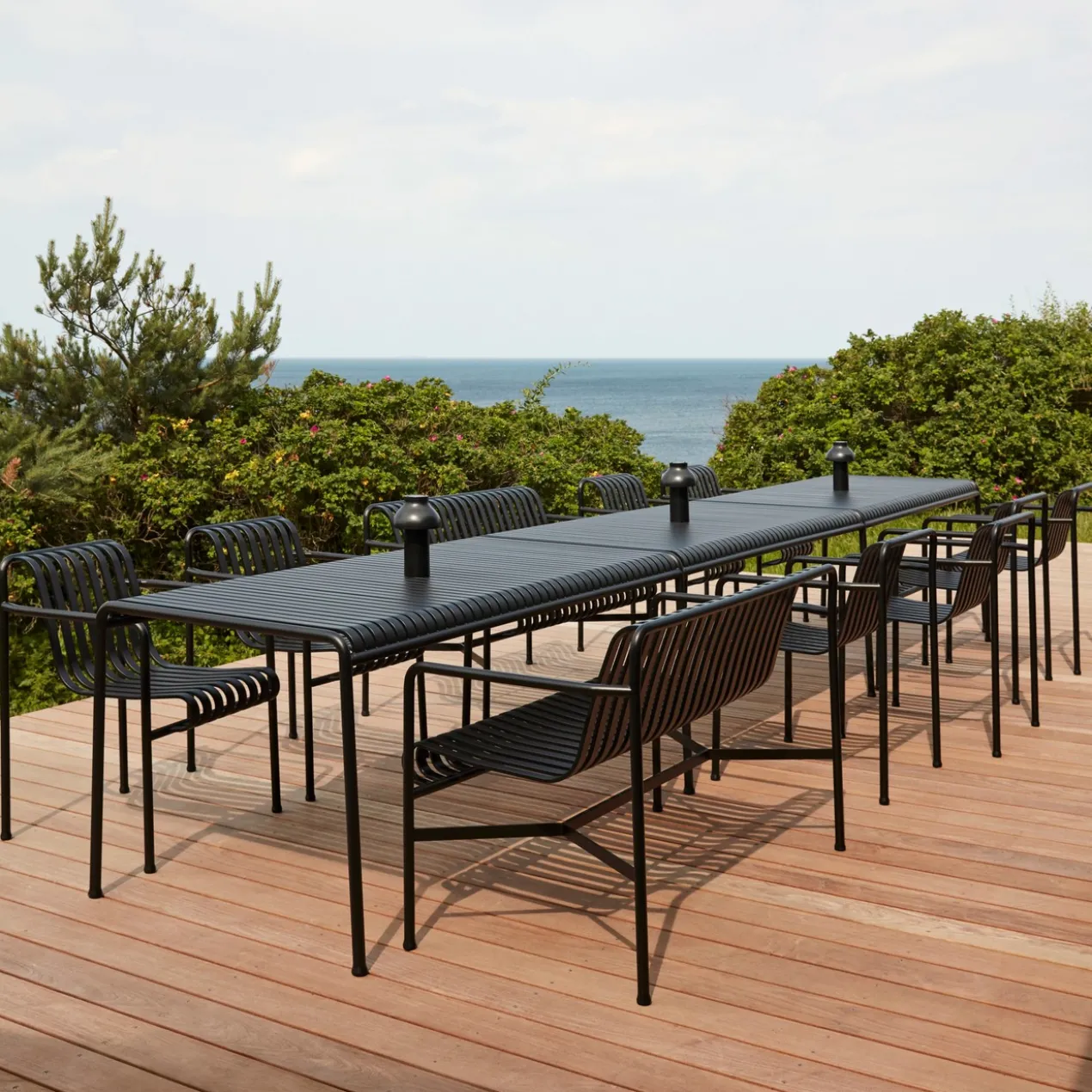 Tuinbank Palissade Dining anthracite