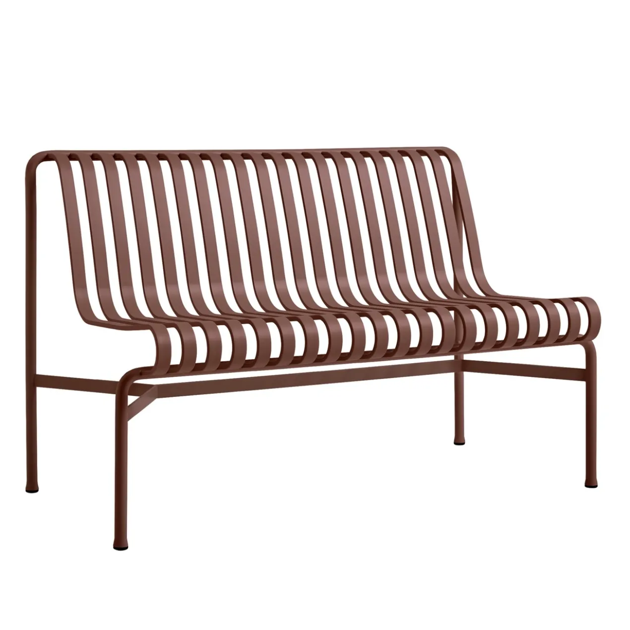 Tuinbank Palissade Dining iron red