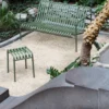 Tuinbank Palissade Lounge olive