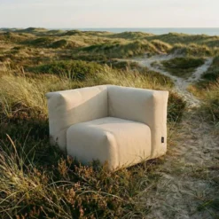 Tuinbank Soft Sofa hoek boucle beige