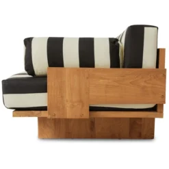 Tuinbank teak straciatella