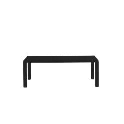 Tuin bank vondel 129,5x45 zwart