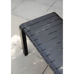 Tuin bank vondel 129,5x45 zwart