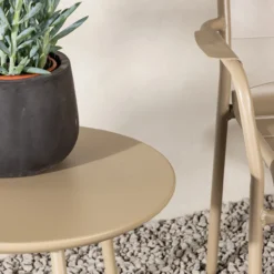 Tuin bistroset Caro aluminium Beige