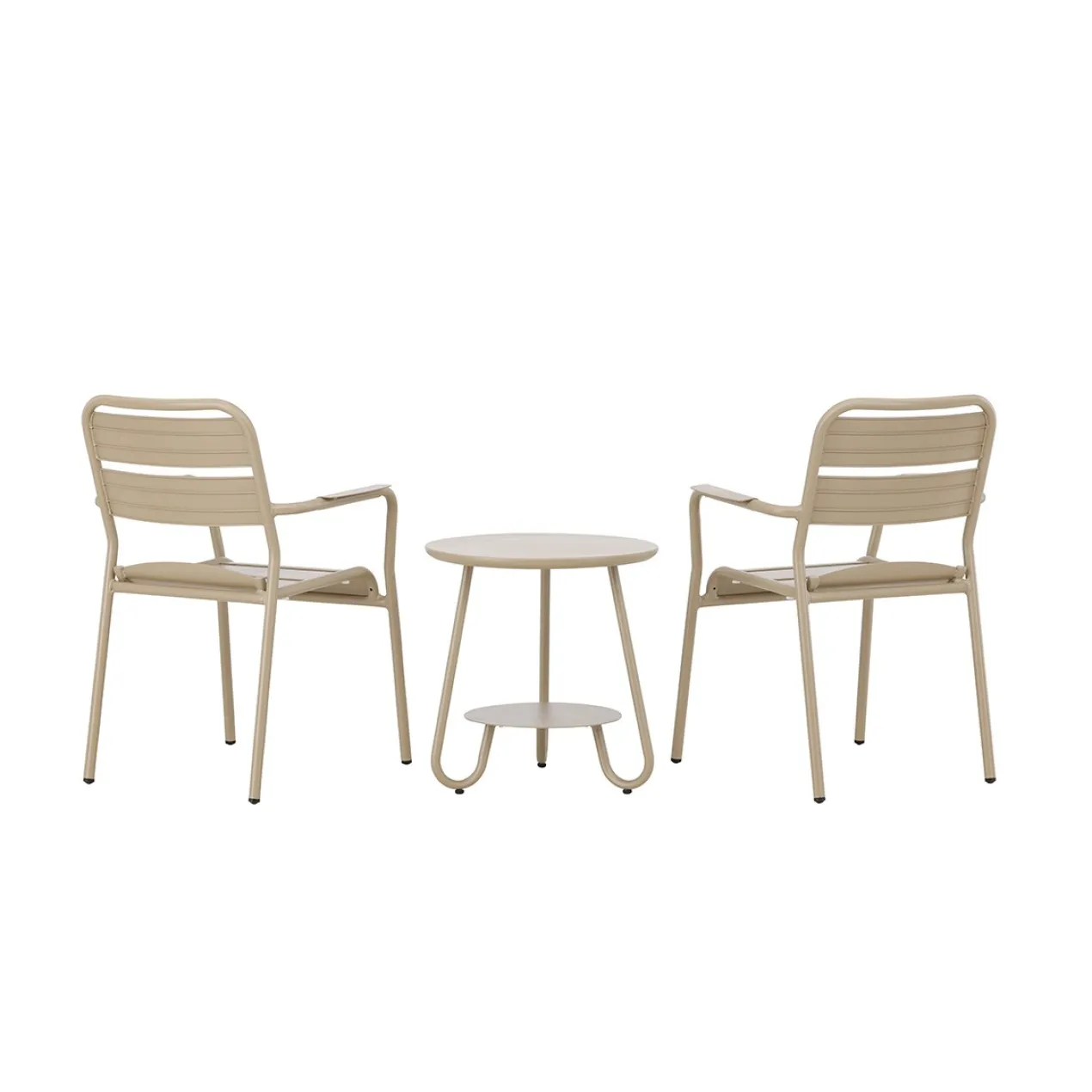 Tuin bistroset Caro aluminium Beige