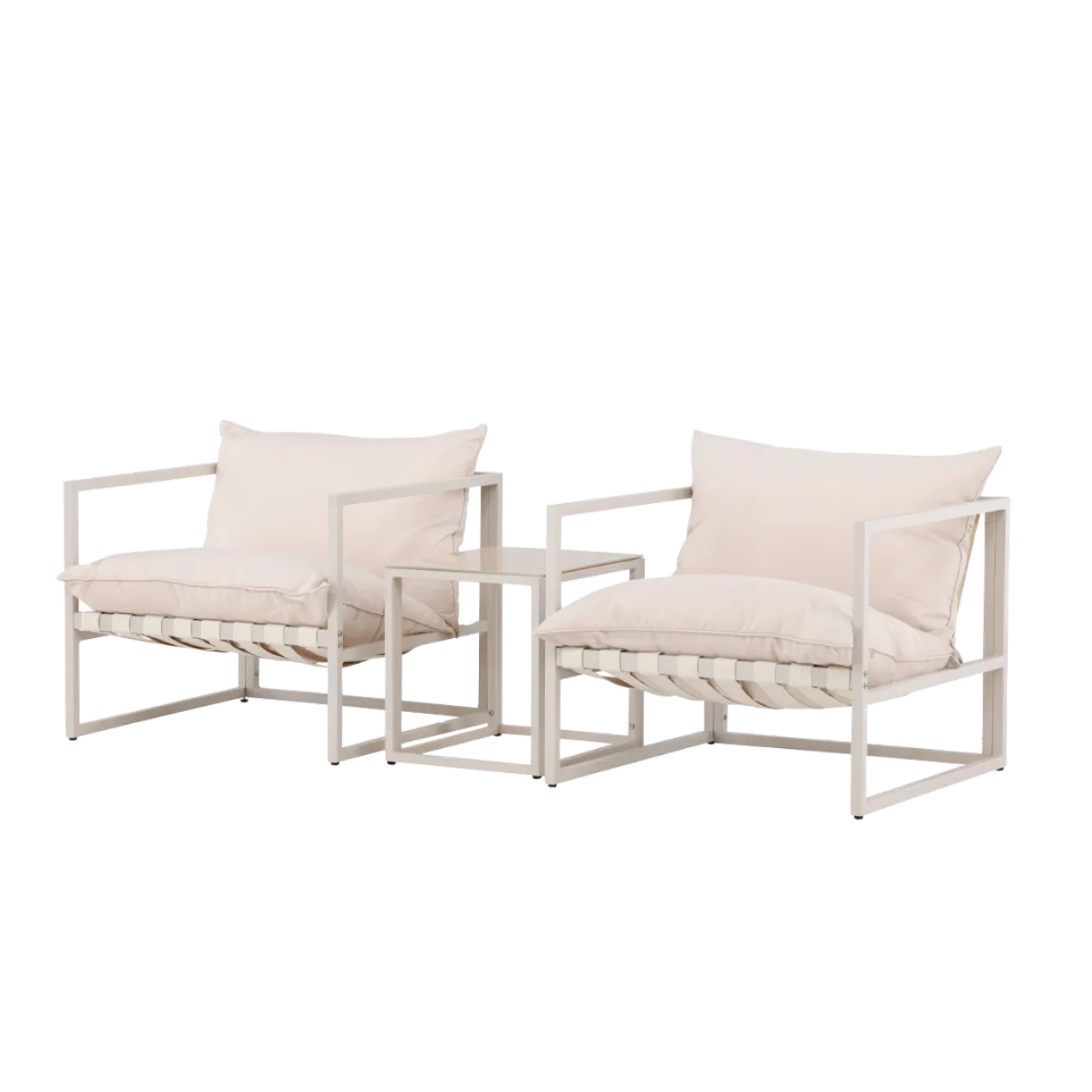 Tuin loungeset Ebba 3-delig Beige