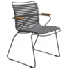 Tuinstoel Click dining chair grijs