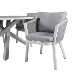 Tuinstoel Elly - set van 2 Grijs