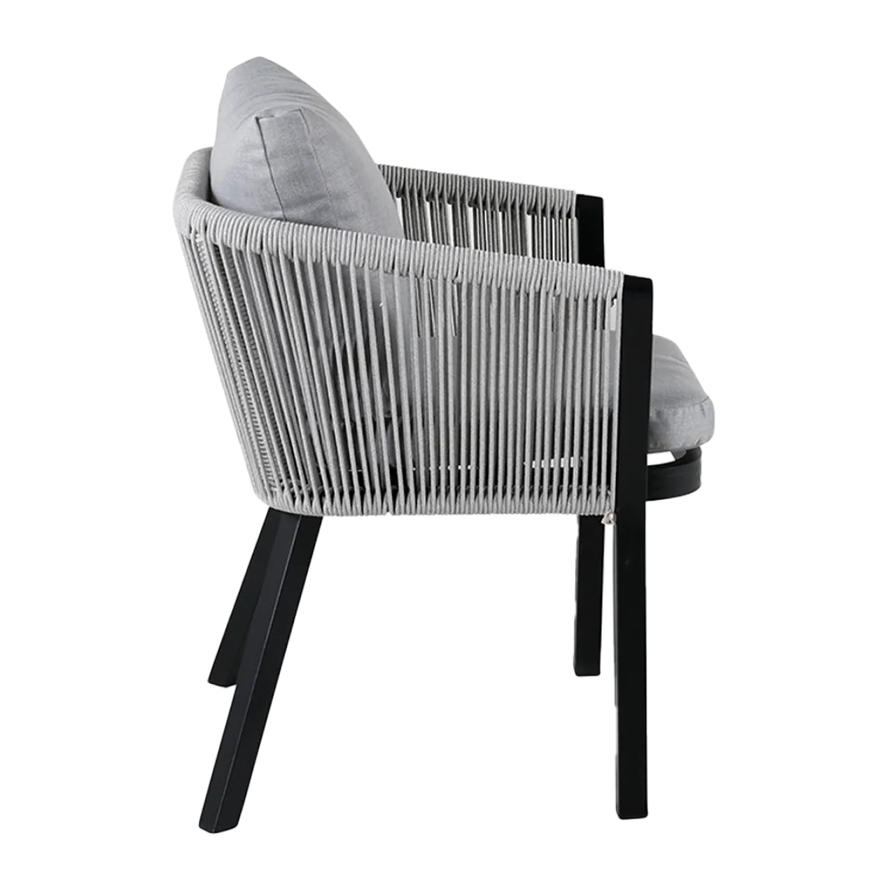 Tuinstoel Elly - set van 2 Zwart