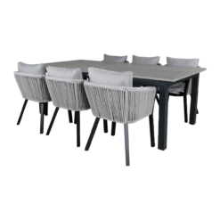 Tuinstoel Elly - set van 2 Zwart