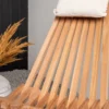 Tuinstoel Frida naturel inclusief hoofdkussen