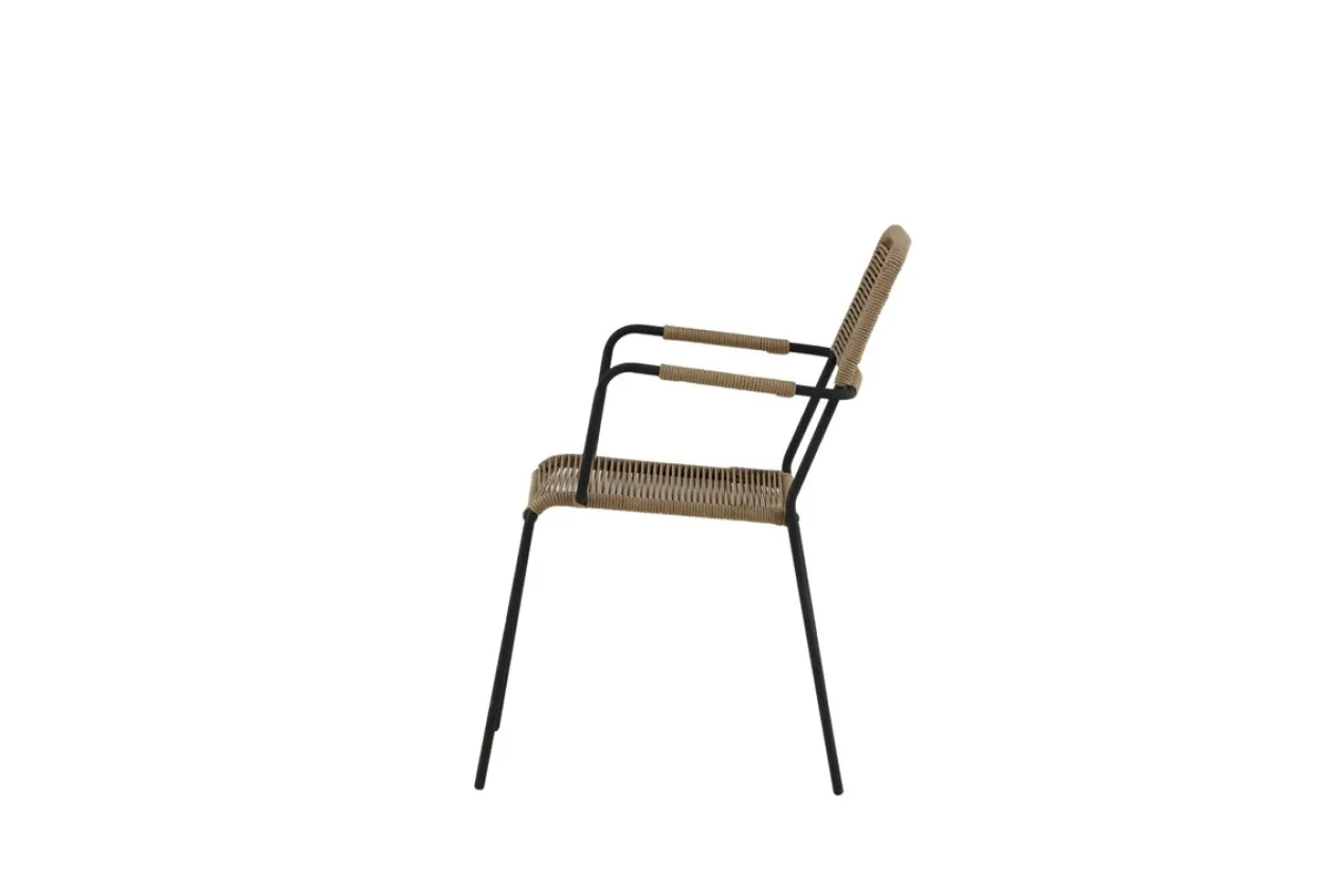 Tuinstoel Jana aluminium Naturel