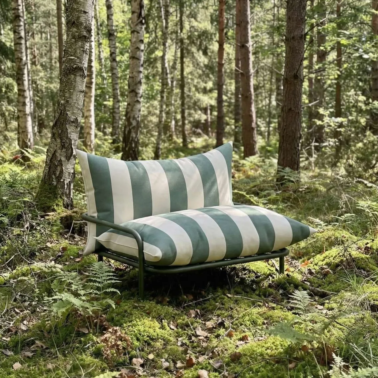 Tuinstoel Mollis lounge chair renesse olive