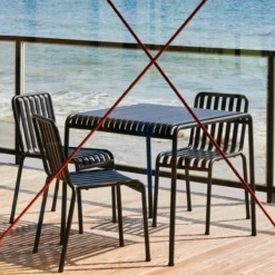 Tuinstoel Palissade anthracite
