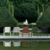 Tuinstoel Palissade Cord Dining met armleuning anthracite