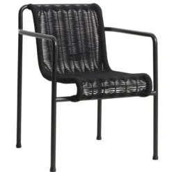 Tuinstoel Palissade Cord Dining met armleuning anthracite