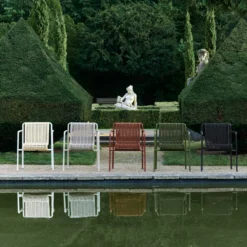 Tuinstoel Palissade Cord Dining met armleuning cream white