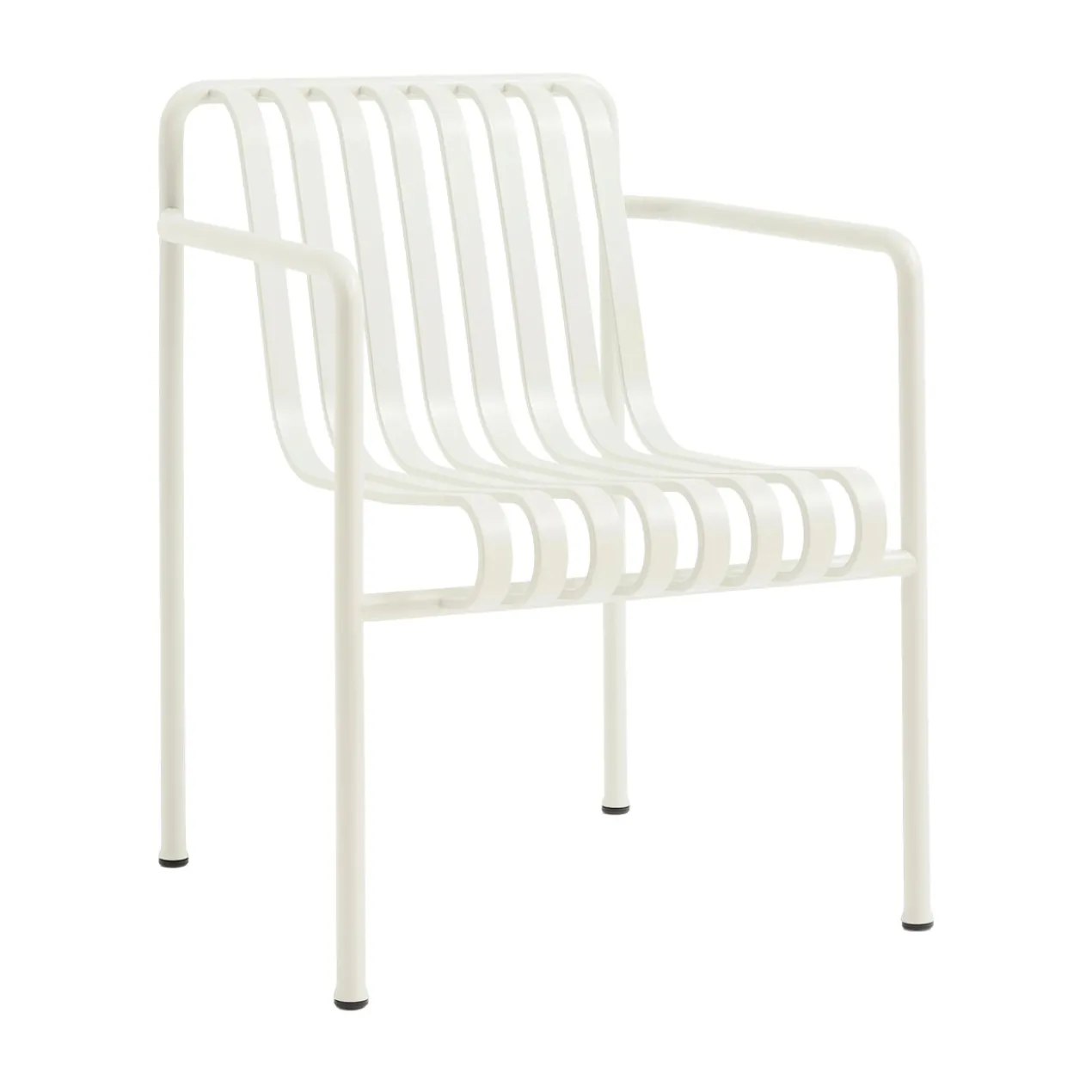 Tuinstoel Palissade Dining met armleuning cream white
