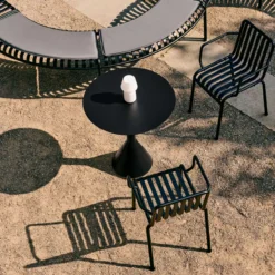 Tuinstoel Palissade met armleuning anthracite