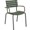 Tuinstoel Reclips groen bamboe