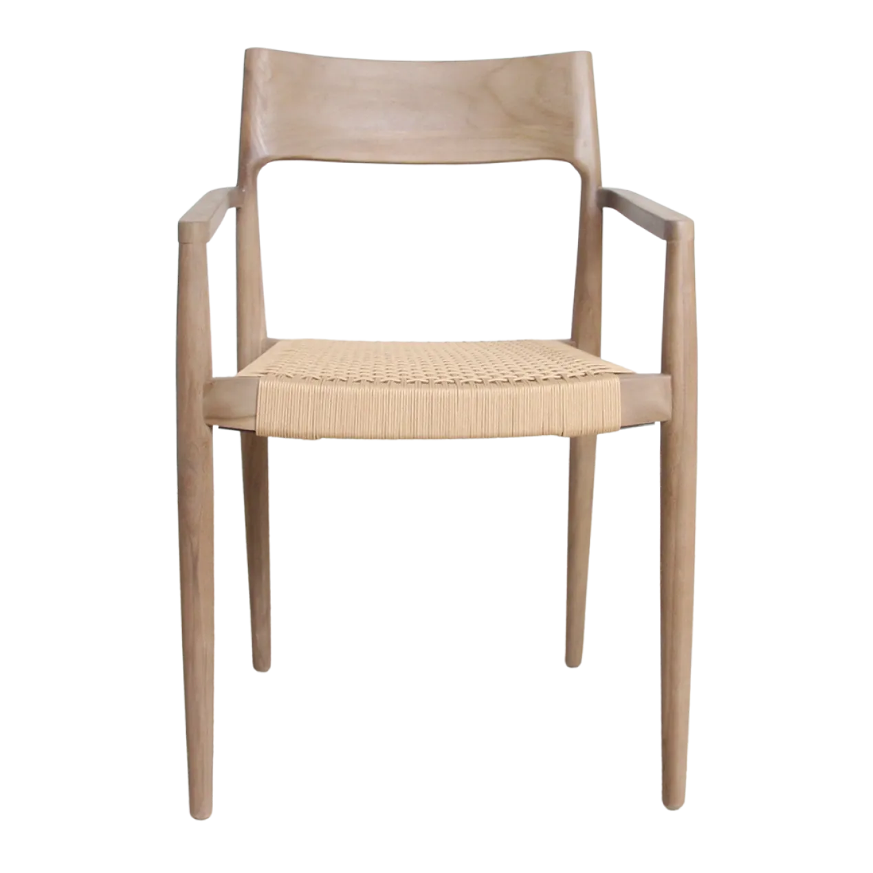 Tuinstoel Verano met armleuning naturel