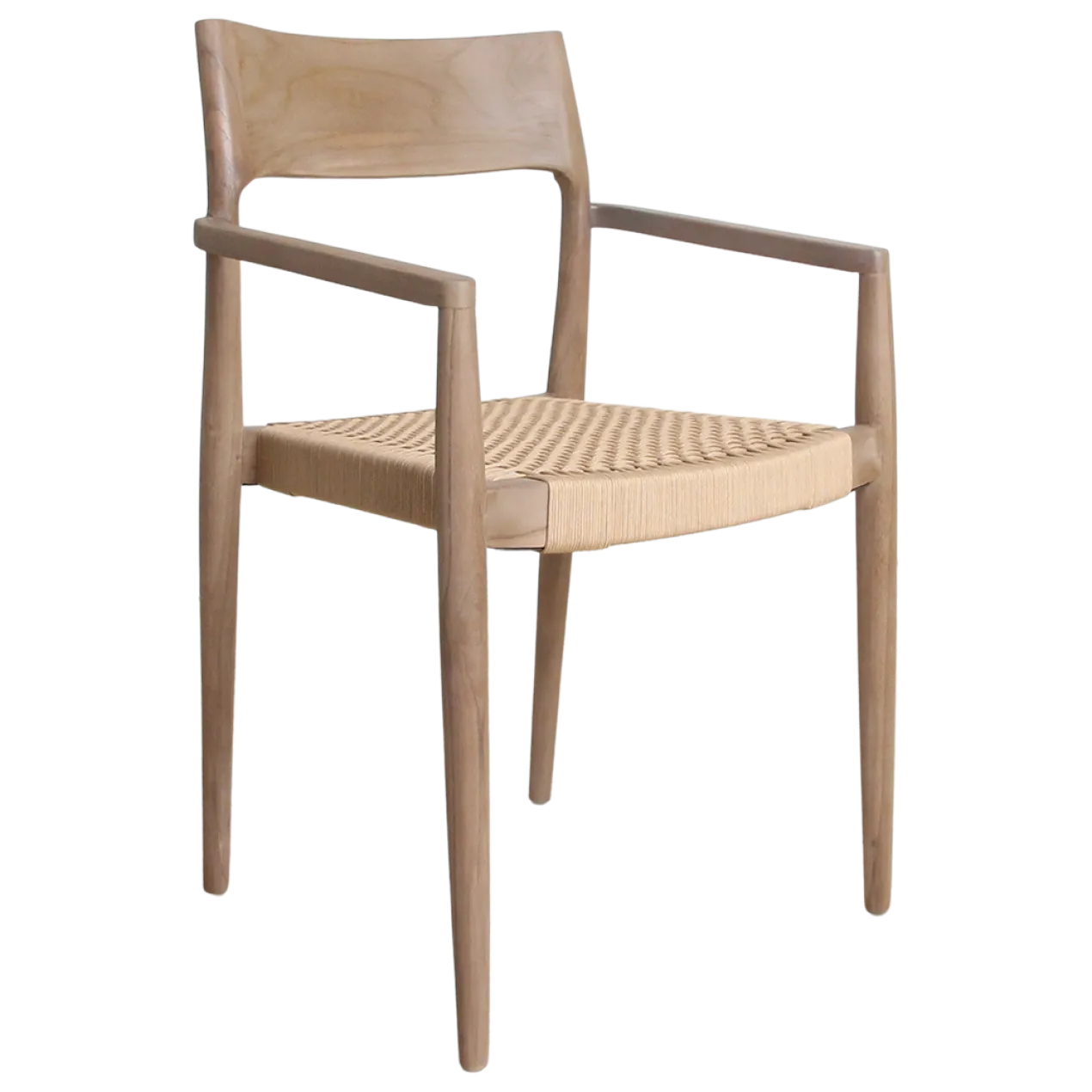 Tuinstoel Verano met armleuning naturel