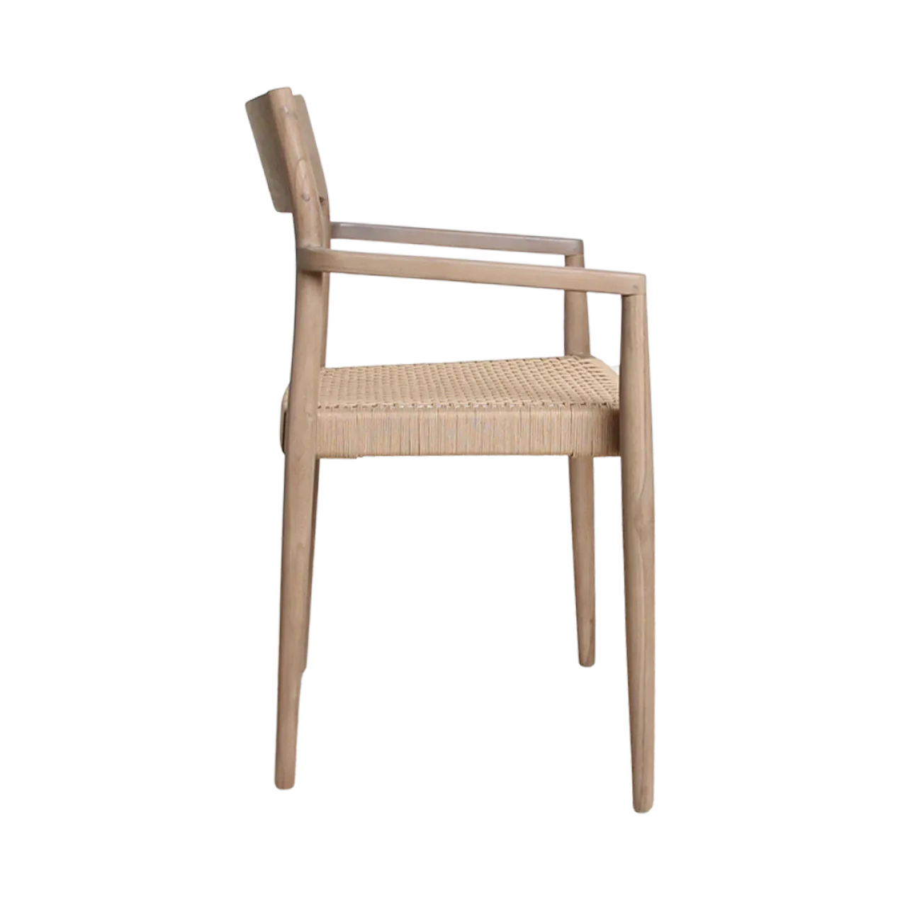 Tuinstoel Verano met armleuning naturel