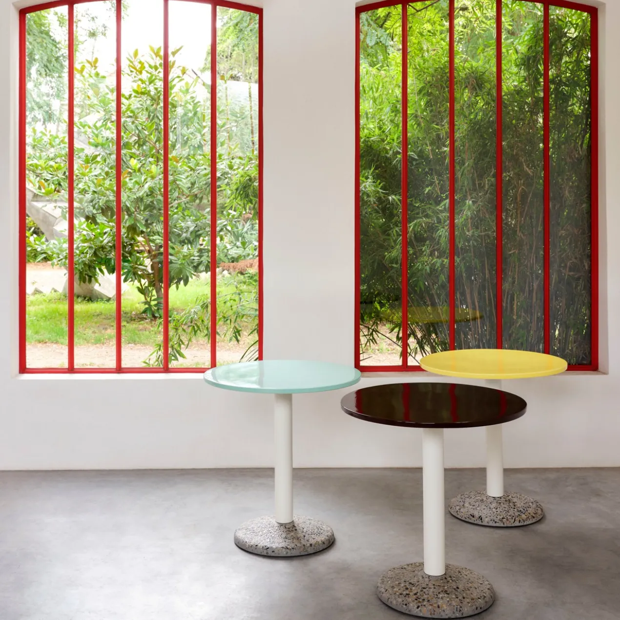 Tuintafel Ceramic Table Ø70 cm bordeaux